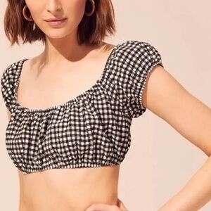 solid & striped bikini set size M